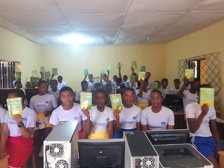 Financial Literacy Club established by Mr. Clement Isong (Jnr) for his adopted school