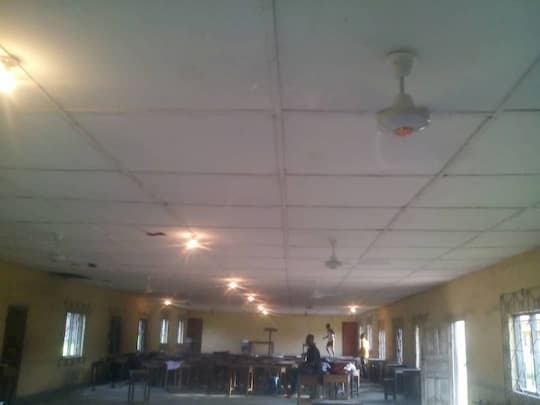 Hall renovated by Mr. Imo-Abasi Jacob in his adopted school