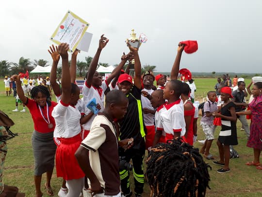 Inter-house Sports in Methodist Senior Science College Oron Sponsored by a Mentor