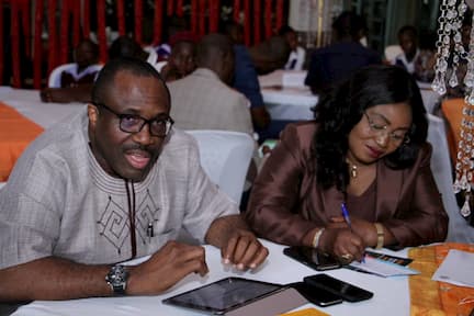 MR IDORENYIN ENANG AND WIFE - MENTORS WITH THE FOUNDATION
