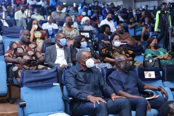 Mr. Inoyo, Mr. Ime Udoetuk and other guests at the Annual Awards Event