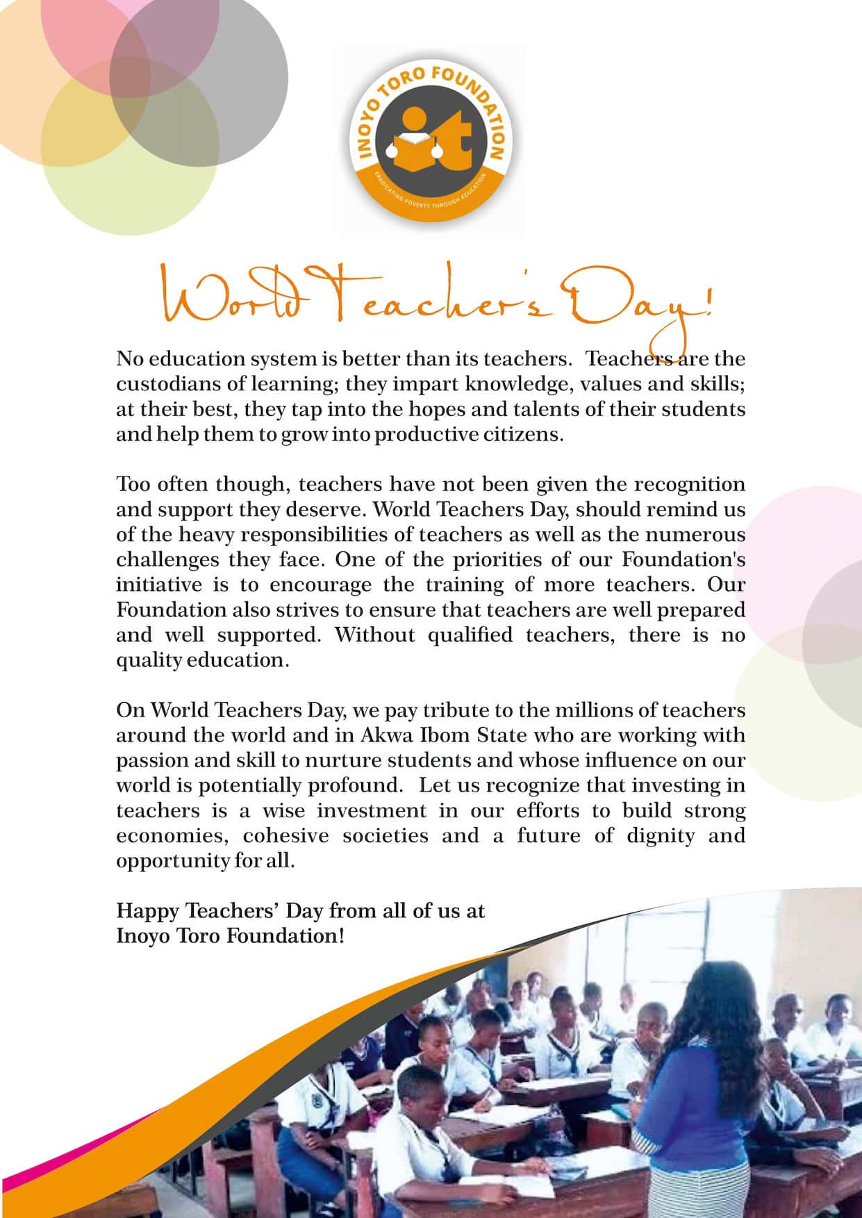 2021 World Teachers’ Day