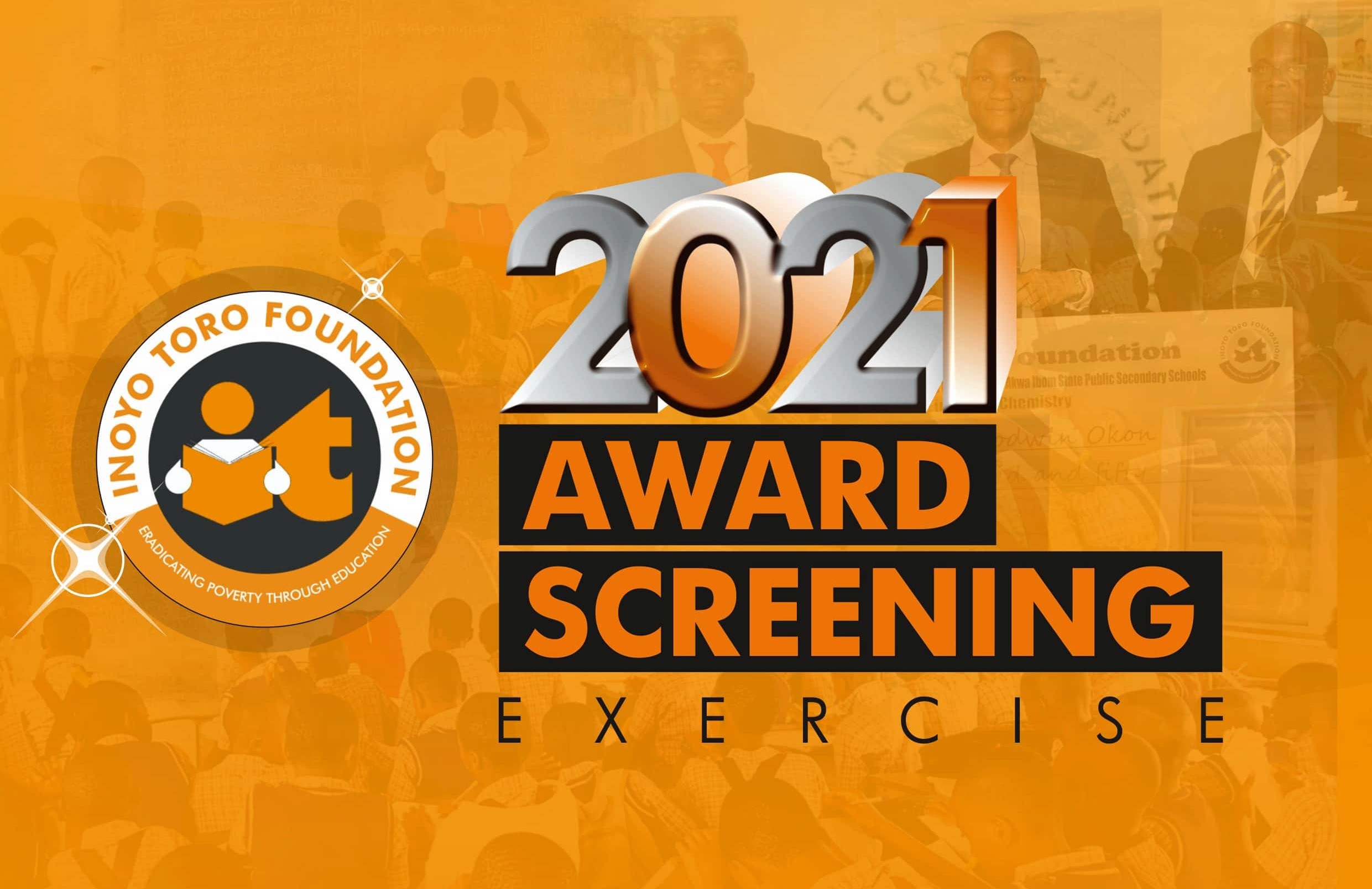 2021 Award Screening Exercise poster