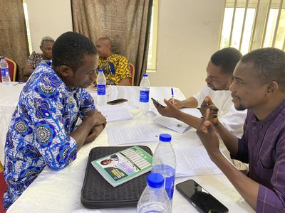 Group work at the training