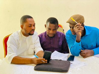 Group work at the training